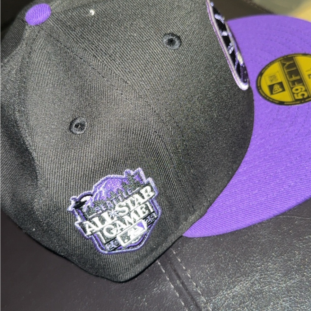 New Era All-Star Game Black and Purple Cap 7 1/8